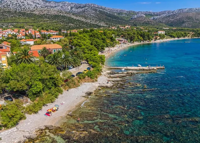 Appartamento In With Seaview, Terrace, Air Condition, Wifi Orebić